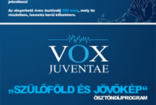 „Szülőföld és Jövőkép“ ösztöndíjprogram egyetemistáknak – Beharangozó