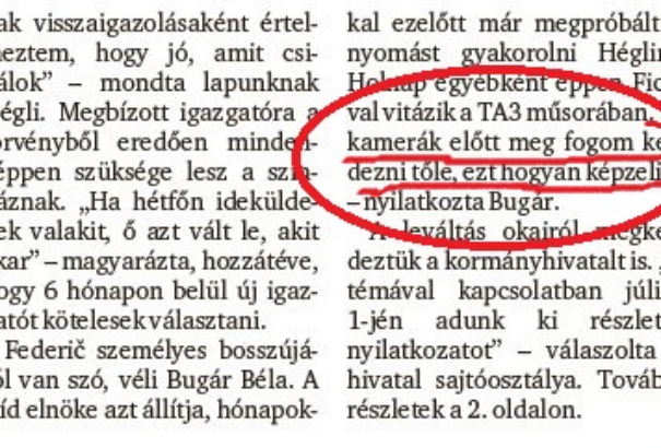 Hősködés után sunyítás