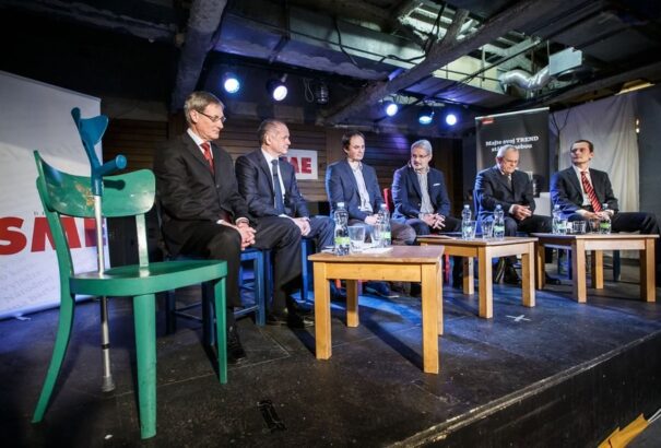 1. Kňažko, 2. Procházka, 3. Kiska, 4. Hrušovský