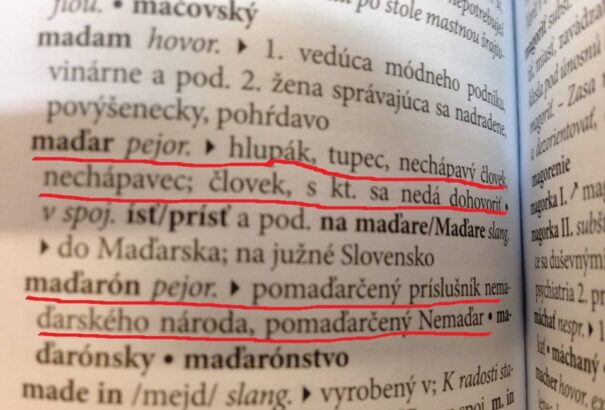 A magyar, mint a hülye szinonímája – az új szlovák szlengszótár szerint
