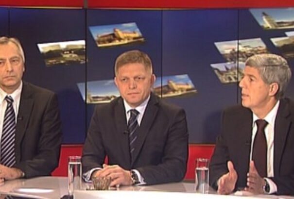 Fico morzsái. Procházka, Figeľ, Bugár