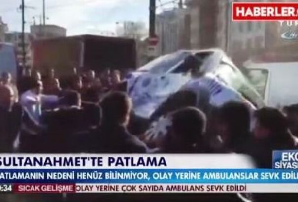 Robbanás Isztanbulban, a Kék mecsetnél