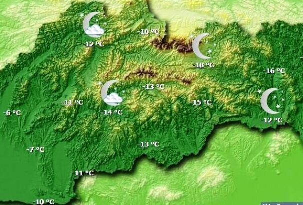 Egész napos kemény fagy, gyenge hóeséssel vár ránk hétfőn