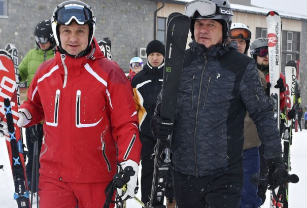 A lengyel államfő és Andrej Kiska közös hétvégéje a Tátrában (képriport)