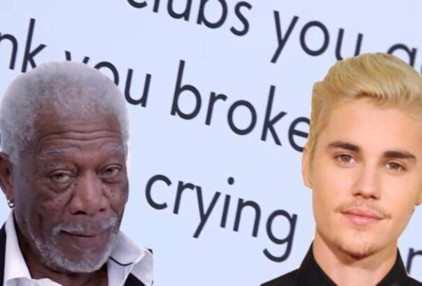 Így hangzik Justin Bieber slágere Morgan Freeman szavalatában