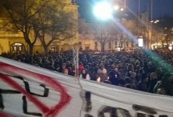 Antifasiszta megmozdulás Pozsonyban és Besztercebányán