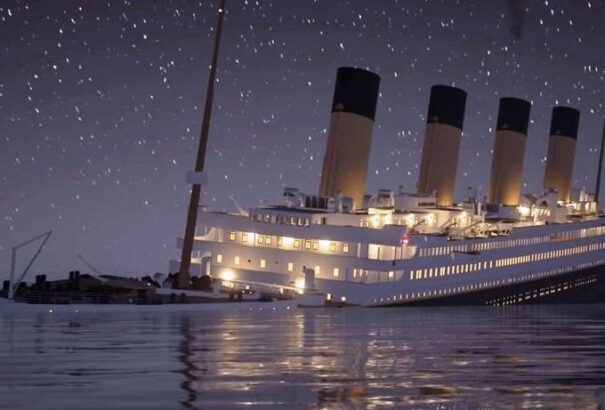 Így süllyedt el a Titanic: valós videó-animáció
