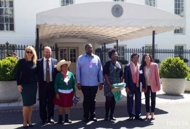 Zuzana Čaputová környezetvédelmi aktivistát a Fehér házban fogadták