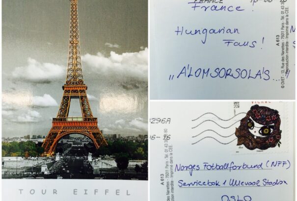 A magyar szurkolók képeslapot küldtek a norvég futballszövetségnek, azok kitwittelték