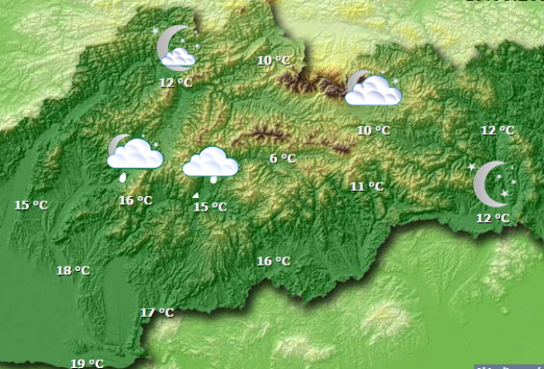 Borongós idő várható pénteken