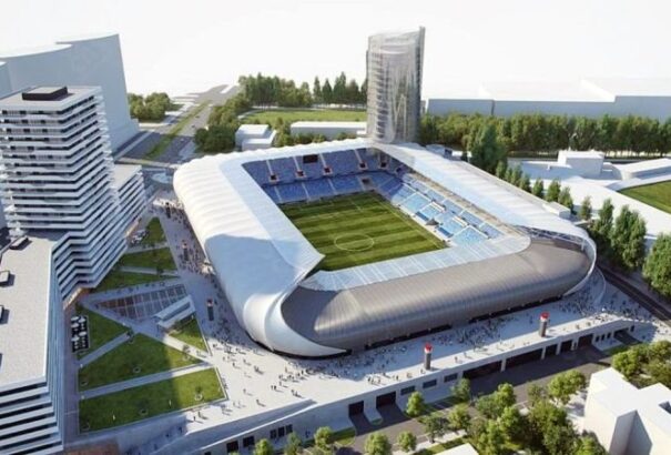 A szlovák Nemzeti Stadion mellett 334 luxuslakásból álló komplexum épül