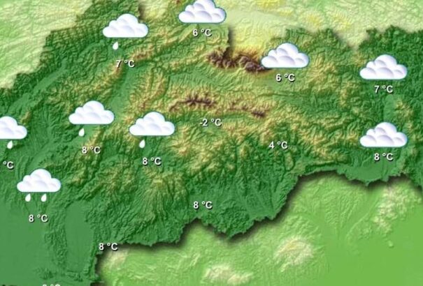 A csütörtöki időjárásról: erősen felhős és borult lesz az ég