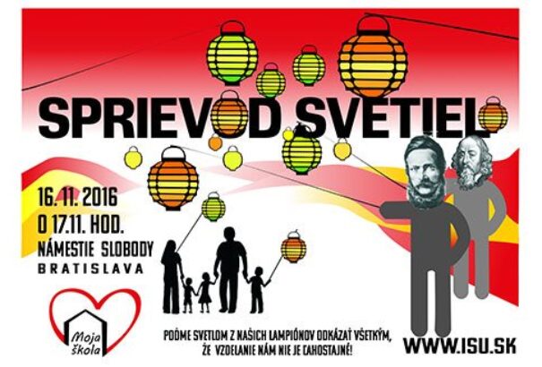 Lampionos felvonulást szerveznek a tanárok