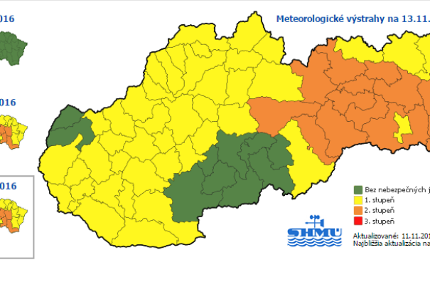 Rossz időre figyelmeztet az SHMÚ
