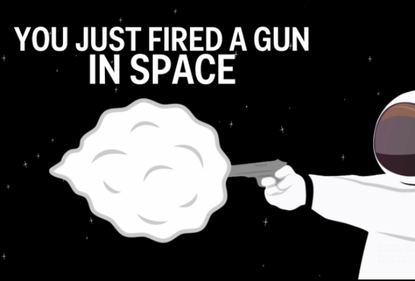 Mi történik, ha elsütünk egy fegyvert az űrben?