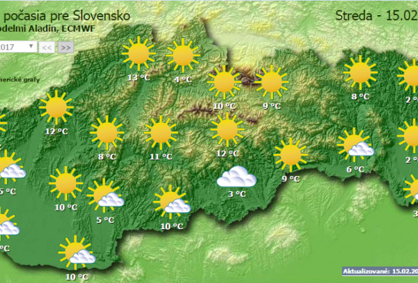 Többnyire derült, napos idő várható a munkahét közepén
