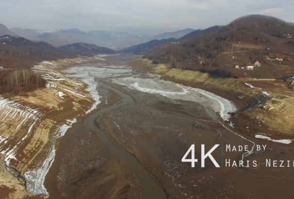 Megdöbbentő felvételek – eltűnt egy tó Boszniában