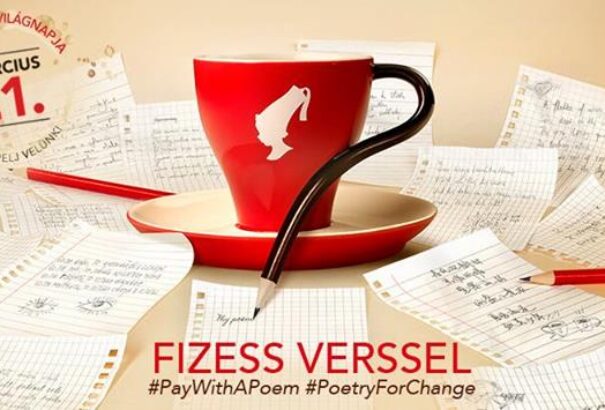 A költészet világnapján verssel fizethetünk egy kávéért