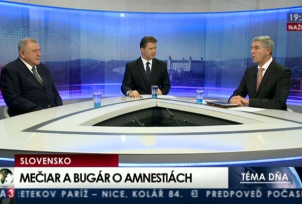 Mečiar Bugárnak a TA3 vitaműsorában: Fico fejével játszik, nem az enyémmel. Nem nekem lesz bajom ebből