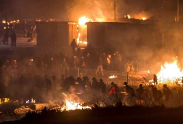 Leégett egy franciaországi befogadótábor