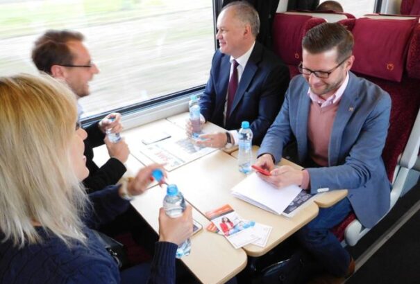 Kiska ma vonattal ment munkába