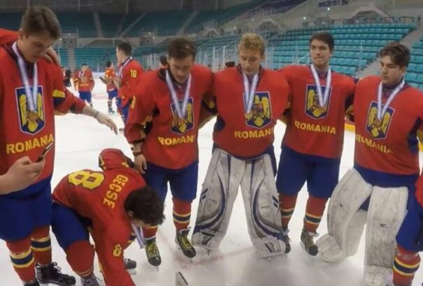 Székely himnusszal ünnepeltek a román U18-as hokisok – videó
