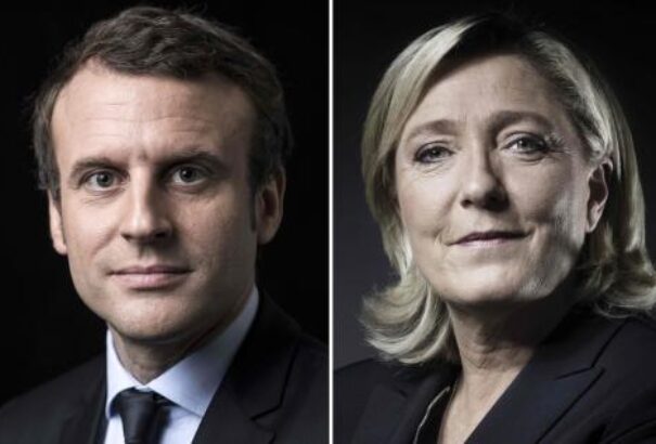 Francia elnökválasztás : Összecsapott Marine Le Pen és Macron