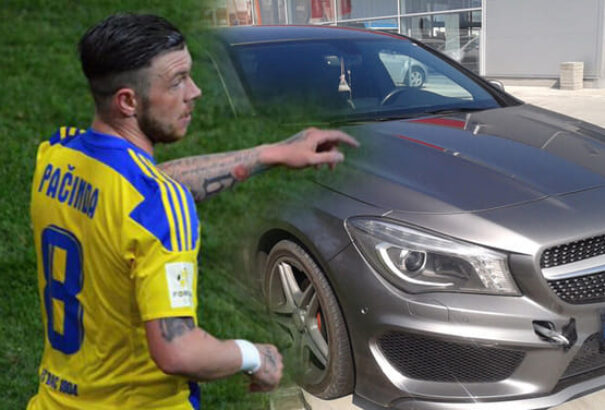 Megrongálták a DAC játékosának autóját