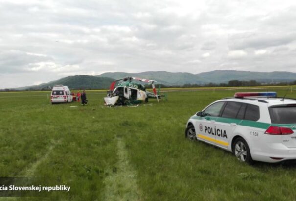 Breaking: Lezuhant egy rendőrségi helikopter Eperjesen
