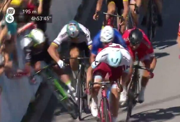 Durva buktatás miatt zárták ki Sagant a Tour de France-ról (VIDEÓ)