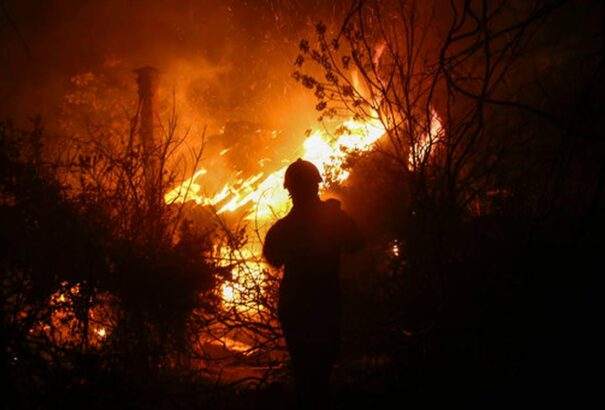 Erdőtűz pusztít Görögországban
