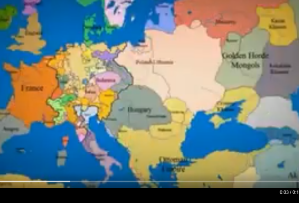VIDEÓ: Így változott Európa térképe az elmúlt ezer évben