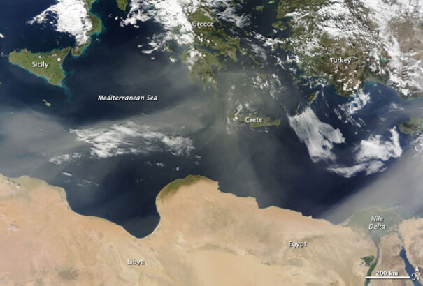 A világon a Földközi-tengerben a legmagasabb a műanyagrészecskék koncentrációja