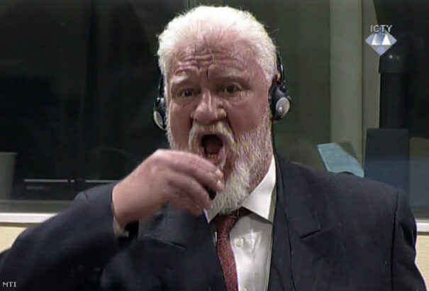 Ítélethirdetés után mérget ivott a boszniai-horvát háborús bűnös (VIDEÓ)