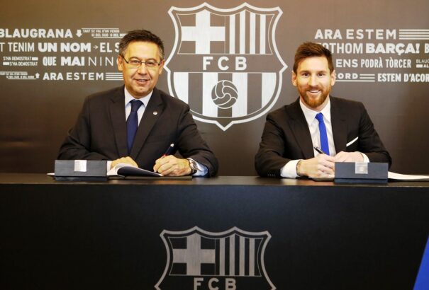 Messi 2021-ig a Barcelonáé. Kivásárlási ára 700 millió euró