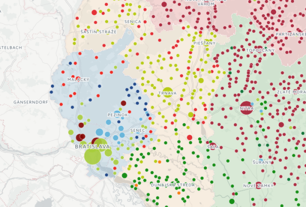 Térképre rakták a megyei választások eredményeit: zöldbe borult a Dunamente