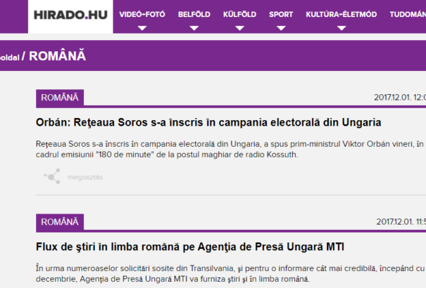 Román nyelvű hírszolgáltatást indít az MTI