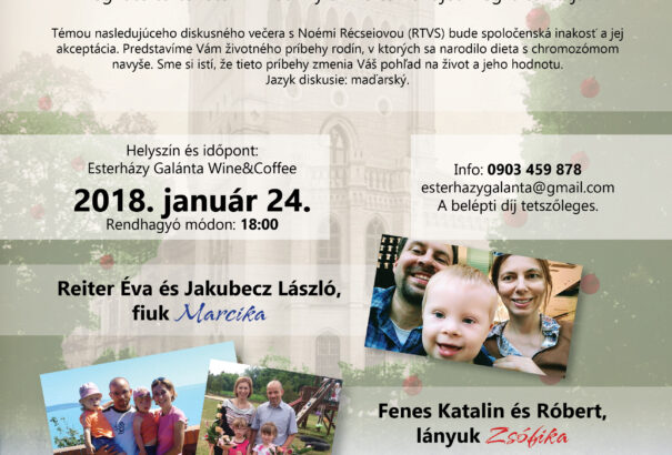 „Élettörténetek” – Récsei Noémi beszélgetőestje Galántán