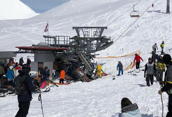 VIDEÓ: Síliftbaleset történt Grúziában, magyarok is a liftben rekedtek