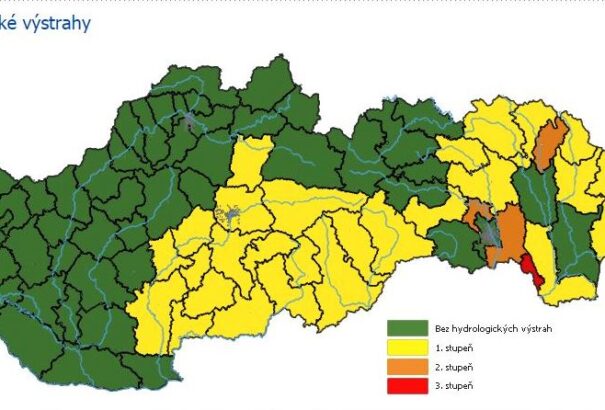 Áradnak a folyók: Árvízveszélyt hirdettek Dél-Szlovákia egyes területein