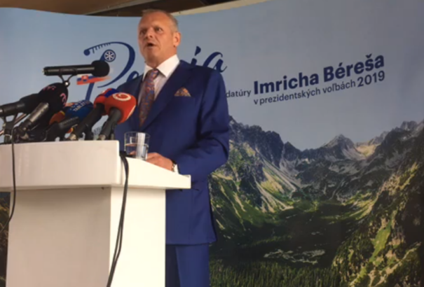 Hátraarc: Mégsem indul az államfőválasztáson Imrich Béreš