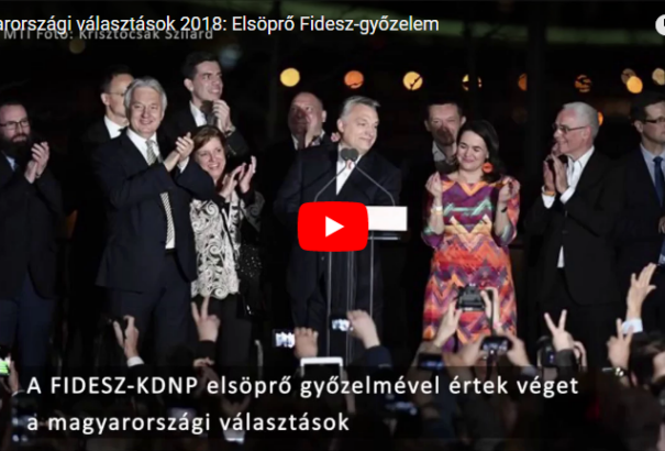 Magyarországi választások 2018: Elsöprő FIDESZ-győzelem – VIDEÓ