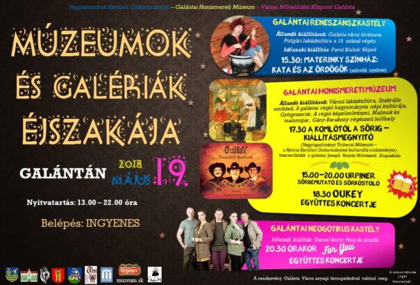 Galántán is megünneplik a múzeumok és galériák éjszakáját. Ezért lesz különleges – Interjú