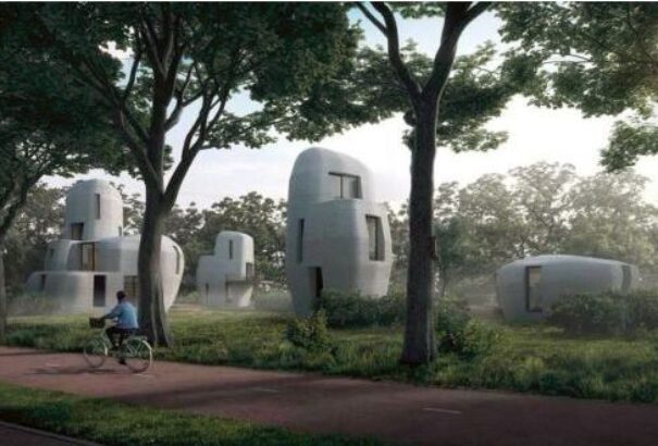 Felépülnek a világ első 3D nyomtatóval készült lakóházai