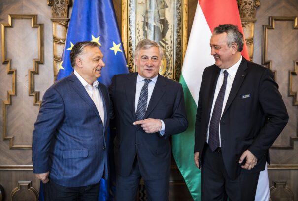 Az Európai Parlament elnökével tárgyalt Orbán Viktor