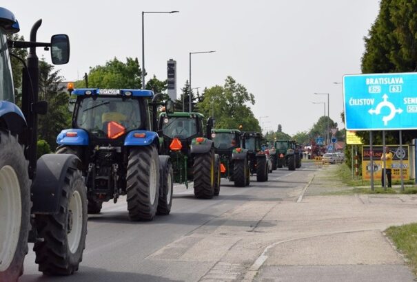 Jövő héten újabb traktortüntetés lesz az országban – a gazdák már Pozsonyt célozzák meg