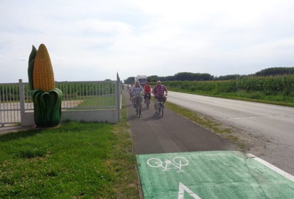Kedvükre tekerhetnek: átadták Csallóköz legújabb kerékpárútját