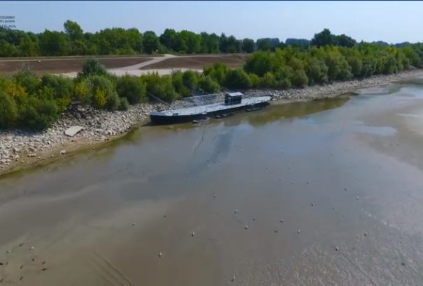Megmutatták, hogy néz ki az extrém szárazság a bősi vízerőműnél – VIDEÓ