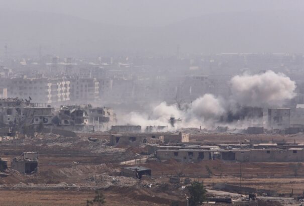 Légitámadás érte a Damaszkusz melletti katonai repteret