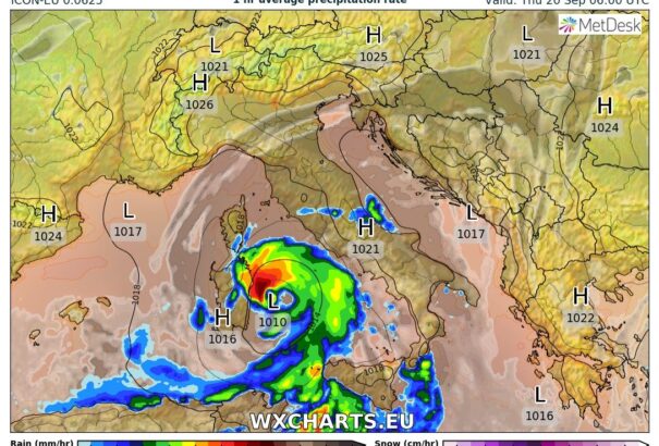 Hurrikán alakulhat ki az olasz partoknál